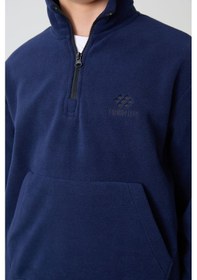 Resim Tommylife Tommy Life Lacivert Kalın Yumuşak Dokulu Standart Fit Nakışlı Polar Erkek Çocuk Eşofman Takım - 11218 Lacivert 