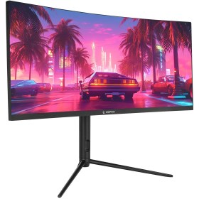 Resim Rampage RAIDEN RA30R200C 30 200Hz 1ms AUO VA WFHD AdaptiveSync RGB Pivot Curved Oyuncu Monitörü 