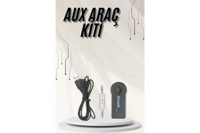 Resim Marsilyan Yeni Nesil Bluetooth Aux Araç Kiti Siyah Tv Tablet Telefon Araç Araba 