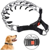 Resim Moveevo Köpek Dikenli Eğitim Tasması - Hızlı Açılır Klipsli, Ayarlanabilir 