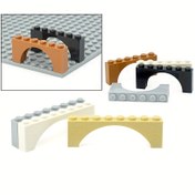 Resim 10 adet MOC 1x8 Kemer Köprü Tuğlaları ile Güçlendirilmiş Taban - Kalın Üst, 3308 ve 16577 Yapı Blokları ile Uyumlu, Dayanıklı ABS Malzeme, Beyaz ve Siyah, Yaratıcı Oyun ve Eğitici Projeler için İdeal, Yaratıcı Oyun için Yapı Blokları, Eğlenceli Tasarım, Sağlam İnşaat, Yapı Bloğu, Yapı Bloğu Seti, Yapı Taşları, Yapımcı, Bloklar, İnşaat Bloğu, Tuğla, Blok İnşaat Seti 