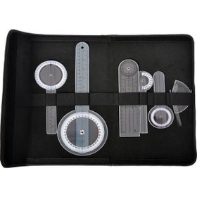 Resim Saehan 6 Parça Plastik Gonyometre Seti 