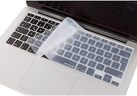 Resim McStorey MacBook Türkçe Q Klavye Koruyucu Silikon – MacBook Air 13 A1369 A1466 & Pro A1278 A1425 A1502 A1286 A1398 Uyumlu – Ultra İnce Şeffaf 