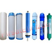 Resim Açık Kasa Su Arıtma Cihazı Için 7 Aşama Ph Ve Mineral Filtre Set 