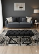 Resim Todekhome Nox Puf Siyah Siyah 