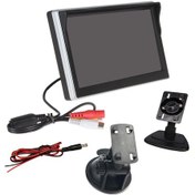 Resim Suntek Araba Tft Lcd Monitör Ekran Mini Yolu Park Yedekleme 5 İnç 