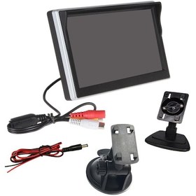Resim Suntek Araba Tft Lcd Monitör Ekran Mini Yolu Park Yedekleme 5 İnç 