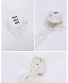 Resim Şeffaf Numaratör Şifreli Çok Amaçlı Esnek Dolap Ve Çekmece Kilidi-205 Şeffaf 