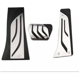 Resim Bmw 5 Serisi F10 M Uyumlu Logolu Pedal Seti Otomatik 
