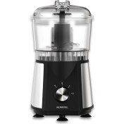 Resim 3'ü 1 Arada Çok Fonksiyonlu Mutfak Robotu, Şık Siyah Tasarım, Pratik Kullanım 