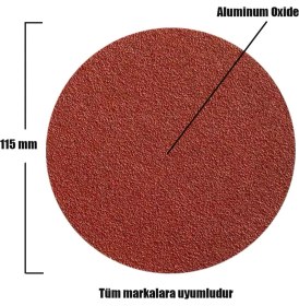 Resim Nikon NIK33515 115MM 220 Kum Alüminyum Oksit Cırtlı Disk Zımpara 