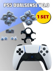 Resim Ps5 İç Lastik V3 Silikon İletken PS5 Dualsense Versiyon 3 Tamir Yedek Parça 