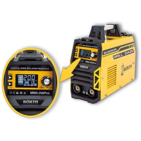 Resim TANBOBİNAJ Börth Pro Professional 200 Amper Inverter Kaynak Makinesi ZIA28 