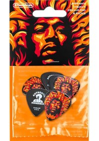 Resim Jim Dunlop Jhp14hv Hendrix Voodoo Fire 6'lı Paket Pena 