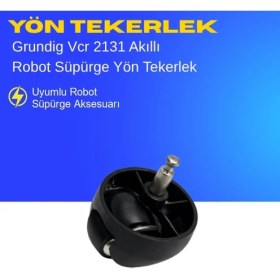 Resim Ümit Maker Grundig Vcr 2131 Akıllı Robot Süpürge Yön Tekerlek Aksesuarları - Yedek Parça 