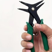 Resim 1 Adet Çift Amaçlı Yay Mengenesi - Ağır Hizmet Karbon Çelik İç & Dış Yay Sökme Aracı, Ergonomik Yeşil Saplı DIY ve Profesyonel Tamir için, Çok Yönlü Alet, Sağlam Yapı, Dayanıklı Konstrüksiyon 