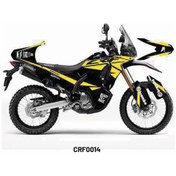 Resim Honda Crf250 Rally "ready To Race" Tasarım Motosiklet Sticker Etiket Kaplama Modeli Yellow 