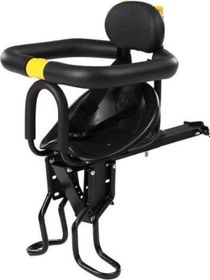 Resim Elektrikli Bisiklet Uyumlu Emniyet Kemerli Çocuk Taşıyıcı Kadro Bağlantılı Çocuk Koltuğu 