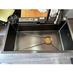 Resim Fleko Teknolojik Eviye Seti Şelale Eviye Inox Çelik Batarya Mutfak Evyesi 3 Fonksiyonlu Bataryası Dahil Diğer 