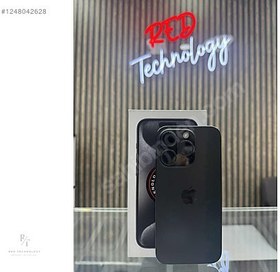 Resim Apple iPhone 15 Pro İkinci El TR | 128 GB | Siyah 