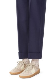 Resim Valentino Garavani Deri Detaylı Süet Spor Ayakkabılar 