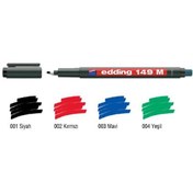 Resim Edding Asetat Kalemi Permanent M Seri 1.0 MM Siyah 149 M 