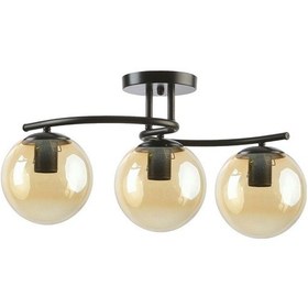 Resim Luna Model Kapalı Glop Camlı Modern Plafonyer Avize Ü 
