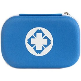 Resim Sones 43'ü 1 Arada Eva Taşınabilir Araba Ev Açık Hava Acil Durum Malzemeleri Kiti Hayatta Kalma Kurtarma Kutusu Mavi 