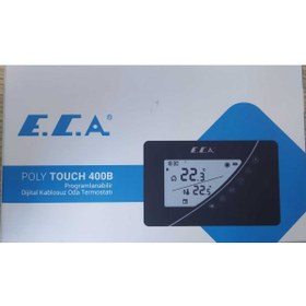 Resim Eca Poly Touch 400b Proğramlanabilir Kablosuz Oda Termostat 
