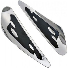 Resim Carub Silecek Rüzgarlığı Krom-Siyah 2 Li Br1400302 