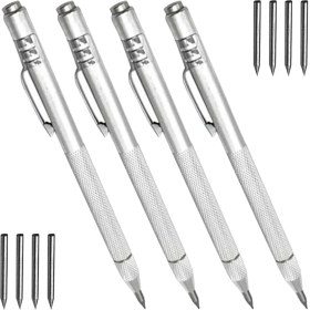 Resim Guangdong Spirit Adet Tungsten Caide Scriber Elmas Markalama Scriber Mıknatıslı, Alüminyum Gravür Gravür Kalemi, 8 Yedek Markalama Kafaları ile (Yurt Dışından) 