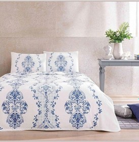 Resim Taç Pike Takımı Carmen Mavi Çift Kişilik Mavi 