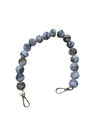 Resim Çanta Askısı 40 Cm Akrilik Yuvarlak Beyaz Renkli 