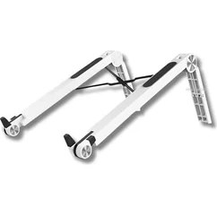 Resim Storemax Taşınabilir Ayarlanabilir Kademeli Plastik Laptop Standı – Katlanabilir, Ergonomik, Seyahat Tipi, Tüm Dizüstü Bilgisayarlar ile Uyumlu Beyaz 