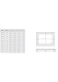 Resim Shower 70X90 Dikdörtgen Duş Teknesi 