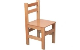 Resim Edutoys Sandalye Kayın 