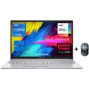 Resim Asus Vivobook 15 X1504VA-NJ396 I7-1355U 24GB 1tb SSD Intel Iris Xe Graphics 15.6" Fhd Windows 11 Taşınabilir Bilgisayar - Asus Mouse Wz7 