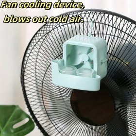 Resim 6 adet Taşınabilir Fan Soğutma Aksesuarları Seti/Fan Soğutma Sanatı, Soğuk Hava Yapıcı, Hızlı Soğutma, Elektrik Gerektirmez, Soğutmak İçin Buz Küpleri veya Buzlu Su Ekle, Zemin Fan Soğutucu, Ücretsiz 4 Bardak, Ev Asılı Soğutma, Fan Bıçağı 