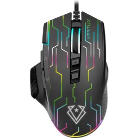 Resim Vertux Kryptonite Siyah - Oyuncu Mouse Üstün Hızlı Performanslı Kablolu 10.000 Dpı LED 