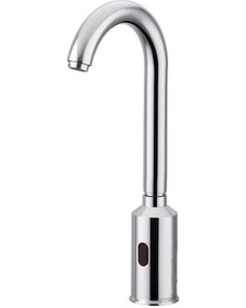 Resim Fotoselli Sensörlü Mutfak Eviye Bataryası Tek Su Girişli 