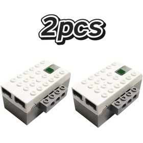 Resim İki Parça Ana Yapı, ABS Malzemesinden Yapılmıştır, MOC Yapı Blokları Oyuncak, Robotlar ve Uçaklar İçin İdeal, Sensörlerle Uyumlu. 