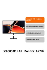 Resim Xiaomi 4K Monitor A27Ui-EU Oyuncu Monitörü (Xiaomi Türkiye Garantili) 
