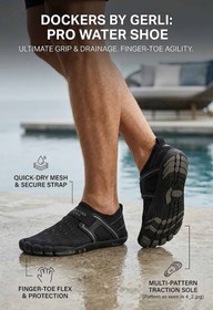 Resim Dockers By Gerli Siyah Erkek Deniz Ayakkabısı & Pro Islak Zemin Ayakkabısı 