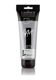 Resim Cadence Prm325 Gümüş Proart Heavy Body Akrilik Boya 120 ML - Tüp Akrilik Boya 