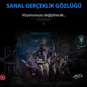 Resim Shinecon SC-G02ED 3D Sanal Gerçeklik Gözlüğü - SIYAH-(5796) - F371K296-U17371 