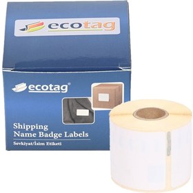 Resim Dymo Muadili Etiket 101 MM X 54 MM 220 Adet S0722430 