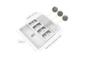 Resim Feyza Design Genişleyebilir Çekmeceli Ayarlanabilir Kaşıklık ve Bıçaklık Seti 