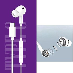 Resim Type-C Silikonlu Kablolu Kulaklık Mikrofonlu — HD Ses, Gürültü Engelleme, Tüm Type-C Telefonlarla Uyumlu 