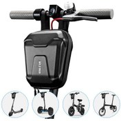 Resim Yunboo 2.5l Eva Sert Kasa Scooter Çantası - Su Geçirmez, Şok Emici, Bisiklet/balance Bike Baş Çantası, Organize Depolama Çok Renkli 