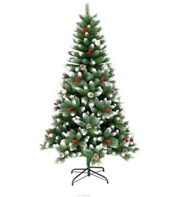 Resim Yılbaşı Çam Ağacı Kozalaklı 480 Dal 150 Cm 